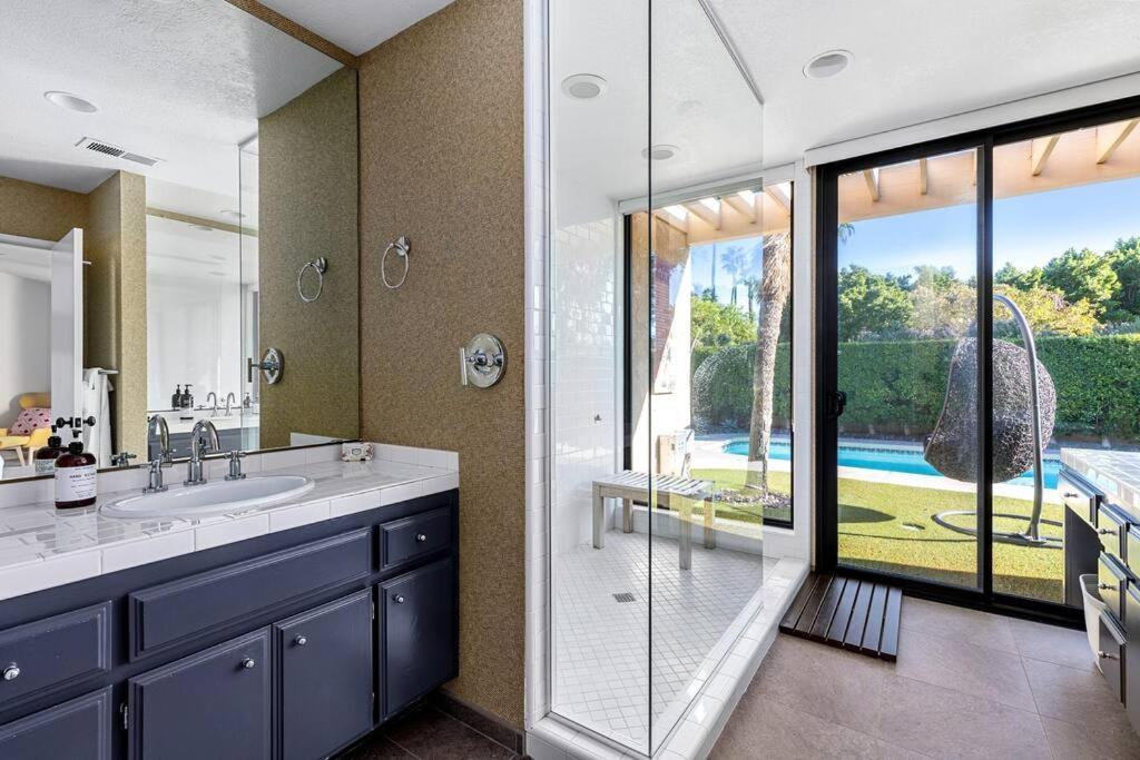 The Sunset House Pool & Spa Palm Springs Extérieur photo